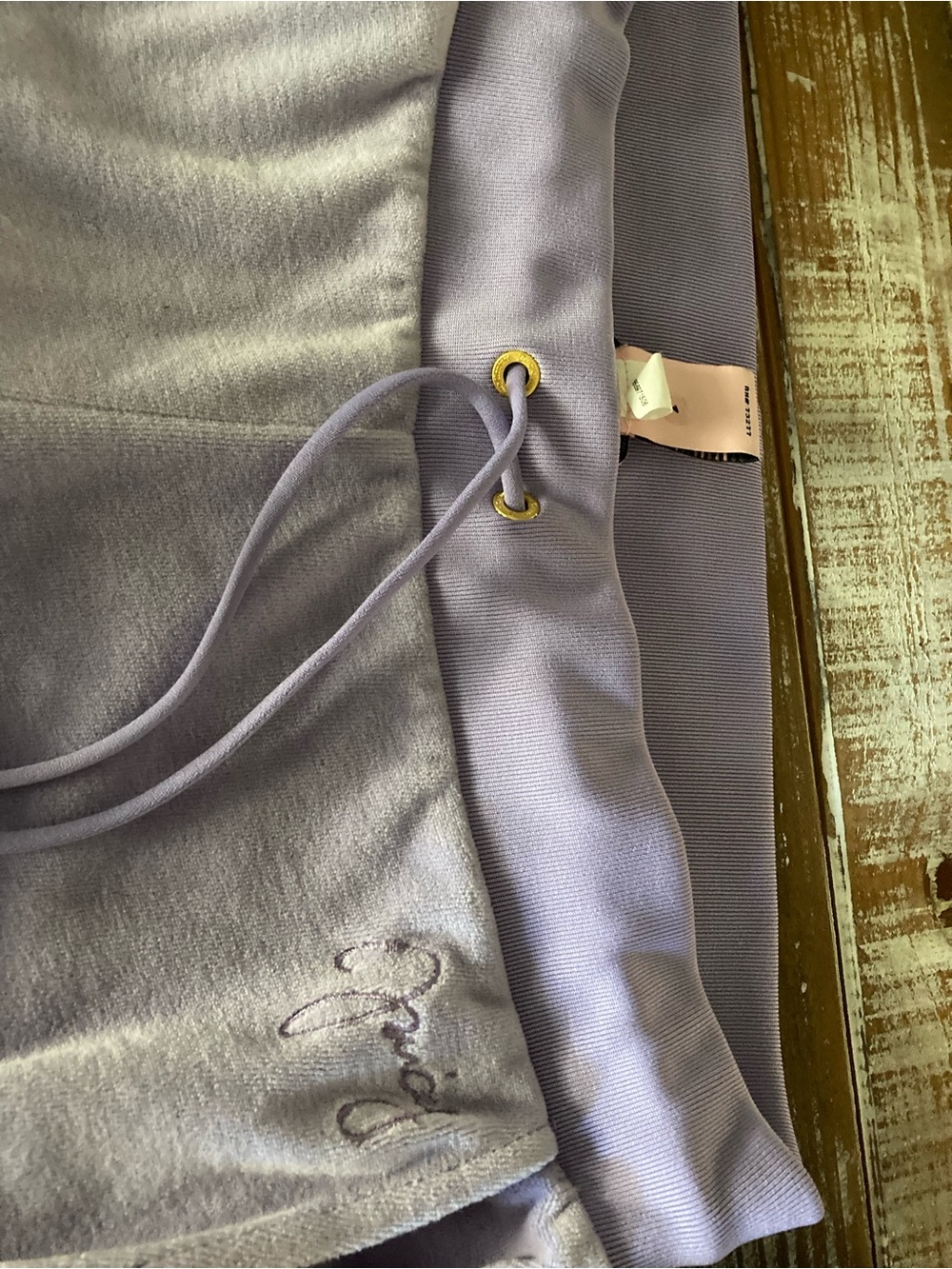 Juicy Couture Lavender Velour Lounge Set - Picture 6 of 6